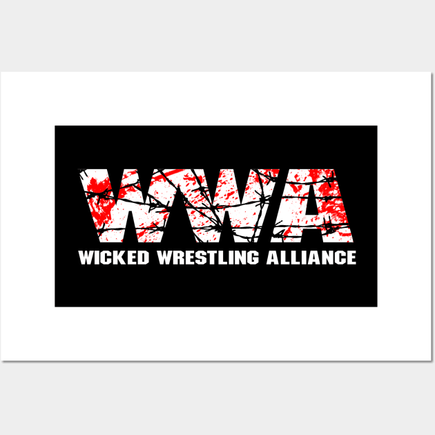 EGO Pro Wrestling - WWA Throwback #1 Wall Art by egoprowrestling